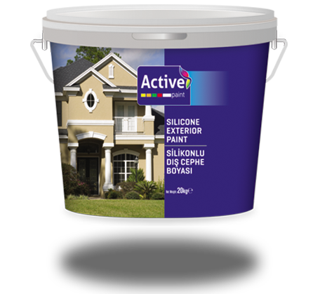 Silicone exterior paint