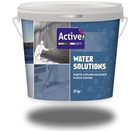 Water solution plastic coating paint